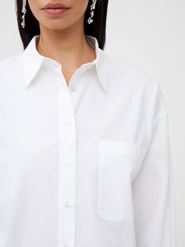 Alissa Cotton Cropped Shirt