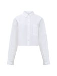 Alissa Cotton Cropped Shirt