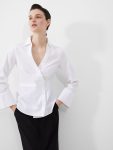 Isabelle Poplin Aysmmetric Shirt