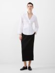 Isabelle Poplin Aysmmetric Shirt