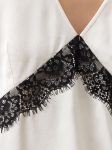 Ennis Satin Lace Top